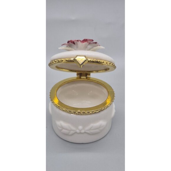 Zales Trinket Box Limoges Ceramic Limited Edition 2000 Jewelry - Picture 3 of 6